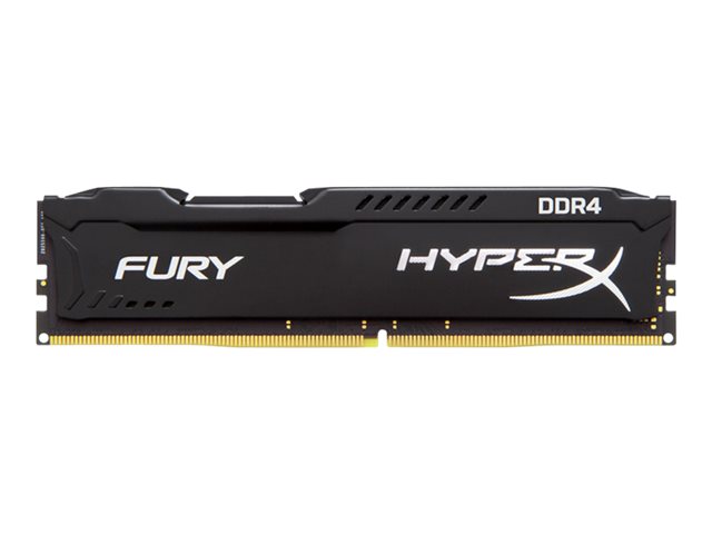 HyperX FURY - DDR4 - 16 GB - DIMM 288-pin - 2666 MHz / PC4-21300 - CL16 - 1.2 V - unbuffered - non-ECC - black