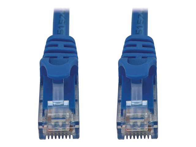 Eaton Tripp Lite Series Cat6a 10G Snagless Molded UTP Ethernet Cable (RJ45 M/M), PoE, Blue, 2 ft. (0.6 m) - network cable - 61 cm - blue