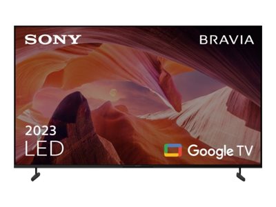 Sony Bravia Professional Displays FWD-65X80L - 65" Diagonal Class (64.5" viewable) - X80L Series LED-backlit LCD display - with TV tuner - digital signage - Smart TV - Google TV - 4K UHD (2160p) 3840 x 2160 - HDR - frame blinking, Direct LED - black