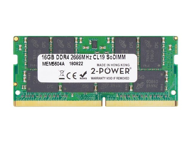 16GB DDR4 2666MHz CL19 SoDIMM