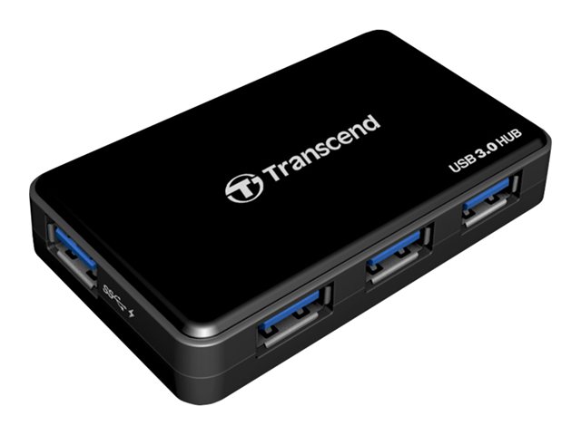 Transcend HUB3 - Hub - 4 x SuperSpeed USB 3.0 - desktop - for Intel Next Unit of Computing 11 Essential Kit - NUC11ATKPE