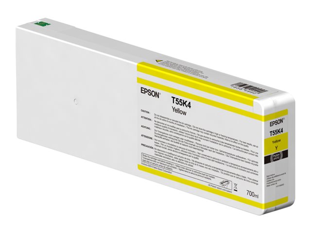 Epson T55K4 - 700 ml - yellow - original - ink cartridge - for SureColor SC-P6000, SC-P7000, SC-P7000V, SC-P8000, SC-P9000, SC-P9000V