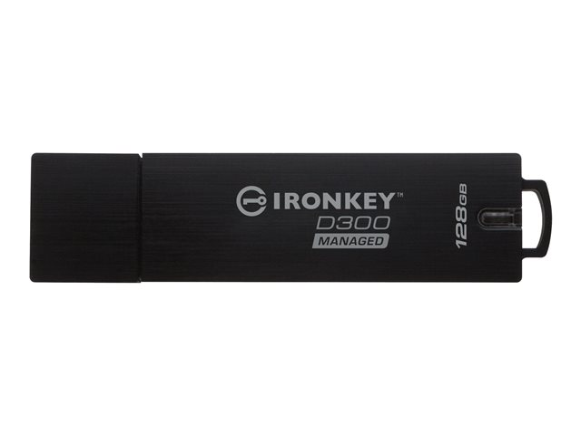 IronKey D300 Managed - USB flash drive - 128 GB - TAA Compliant