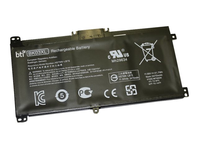 BTI 3C BATTERY HP X360 14-BA OEM:BK03XL 916811-855 916366-42