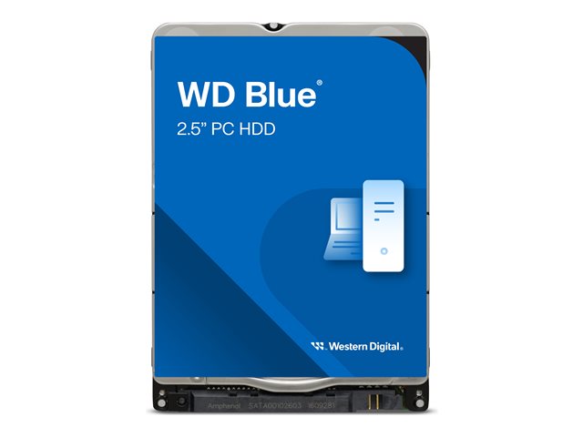 WD Blue WD20SPZX - Hard drive - 2 TB - internal - 2.5" - SATA 6Gb/s - 5400 rpm - buffer: 128 MB - for Intel Next Unit of Computing 13