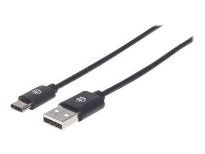 USB-C TO USB-A CABLE 2M- MALE/MALE 480MBPS (USB 2.0) BLA