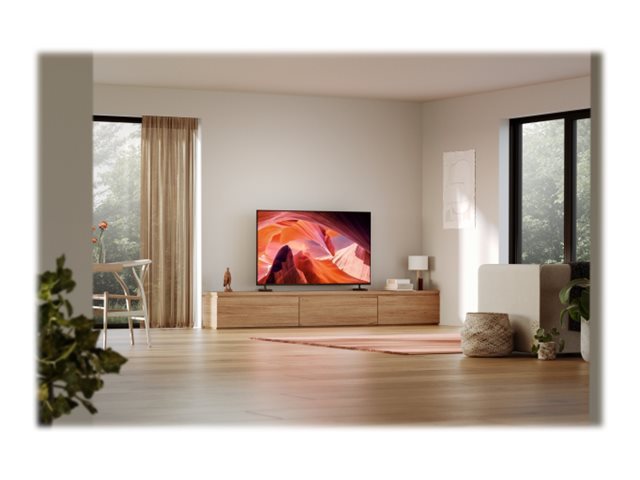 Sony Bravia Professional Displays FWD-55X80L - 55" Diagonal Class (54.6" viewable) - X80L Series LED-backlit LCD display - with TV tuner - digital signage - Smart TV - Google TV - 4K UHD (2160p) 3840 x 2160 - HDR - frame blinking, Direct LED - black