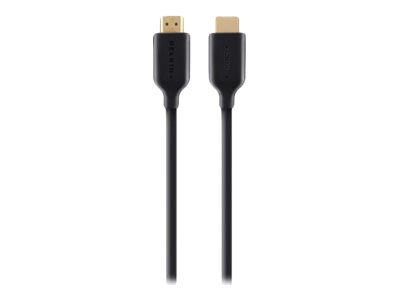 Belkin High Speed HDMI Cable with Ethernet - HDMI with Ethernet cable - HDMI (M) to HDMI (M) - 5 m - black - 4K support