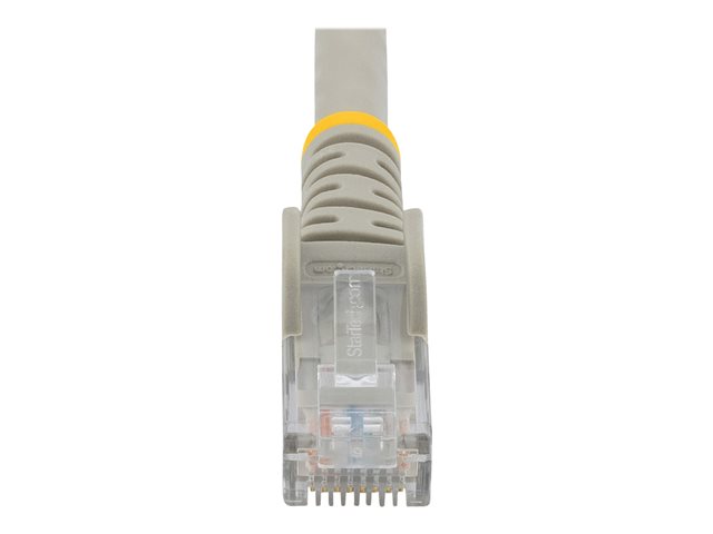 StarTech.com 2m CAT6 Ethernet Cable, 10 Gigabit Snagless RJ45 650MHz 100W PoE Patch Cord, CAT 6 10GbE UTP Network Cable w/Strain Relief, Grey, Fluke Tested/Wiring is UL Certified/TIA - Category 6 - 24AWG (N6PATC2MGR) - Patch cable - RJ-45 (M) to RJ-45 (M)