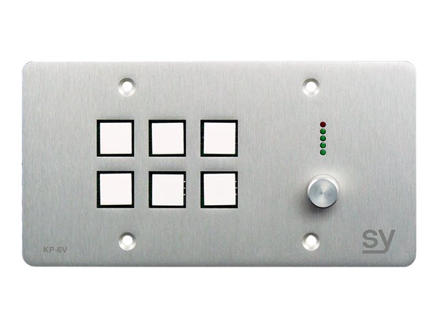 SY KP6V button panel - anodized