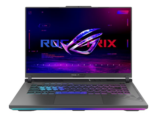ASUS ROG Strix G16 G614JV-N3075W - Intel Core i7 - 13650HX / up to 4.9 GHz - Win 11 Home - GeForce RTX 4060 - 16 GB RAM - 1 TB SSD NVMe - 16" 1080 x 1200 @ 165 Hz - Gigabit Ethernet - Wi-Fi 6E - eclipse grey