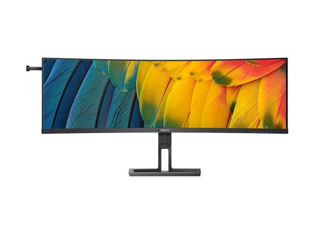 Philips 45B1U6900C - LED monitor - curved - 45" (44.5" viewable) - 5120 x 1440 Dual Quad HD @ 75 Hz - VA - 450 cd/m² - 3000:1 - DisplayHDR 400 - 4 ms - 2xHDMI, DisplayPort, USB-C - speakers - black