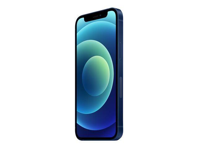 Apple iPhone 12 - 5G smartphone - dual-SIM / Internal Memory 256 GB - OLED display - 6.1" - 2532 x 1170 pixels - 2x rear cameras 12 MP, 12 MP - front camera 12 MP - blue