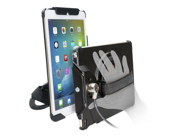 CTA Digital Anti-Theft Case with Built-in Grip Stand - case for tablet