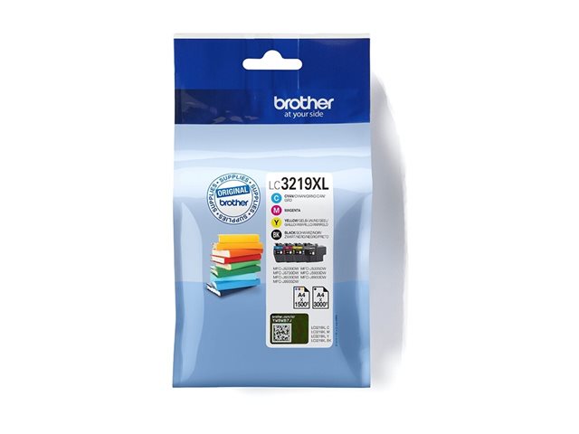 Brother LC3219XL Value Pack - 4-pack - XL - black, yellow, cyan, magenta - original - ink cartridge - for Brother MFC-J5330, J5335, J5730, J5930, J6935, Business Smart Pro MFC-J6930