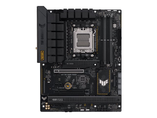 ASUS TUF Gaming B650-Plus WiFi - Motherboard - ATX - Socket AM5 - AMD B650 Chipset - USB-C 3.2 Gen 2x2, USB 3.1 Gen 2, USB 3.2 Gen 2, USB-C 3.2 Gen2, USB-C 3.2 Gen 1 - 2.5 Gigabit LAN, Wi-Fi 6, Bluetooth - onboard graphics (CPU required) - HD Audio (8-cha