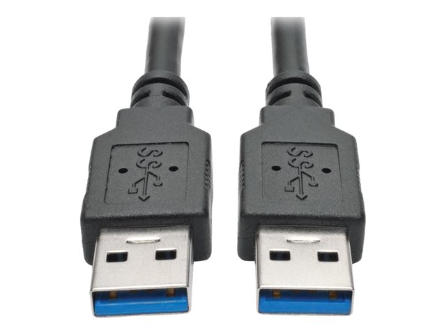 Eaton Tripp Lite Series USB 3.0 SuperSpeed A/A Cable (M/M), Black, 3 ft. (0.91 m) - USB cable - USB Type A to USB Type A - 91 cm