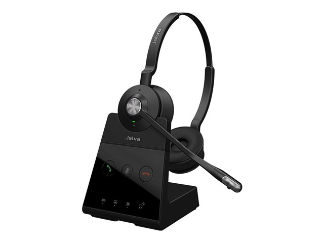 Jabra Engage 65 SE Stereo (Low Power) - Headset - on-ear - DECT - wireless - Zoom Certified, Google Meet Certified, Amazon Chime Certified, Certified for Microsoft Teams Open Office, Works With Chromebook Certified, UC certified