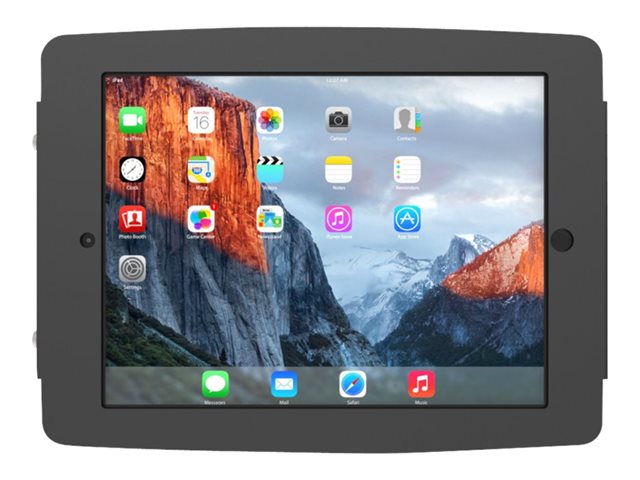 Compulocks iPad Pro 11" (1-4th Gen) Space Enclosure Wall Mount - Enclosure - for tablet - lockable - aluminium - black - screen size: 11" - mounting interface: 100 x 100 mm - wall-mountable - for Apple 11-inch iPad Pro (1st generation, 2nd generation, 3rd