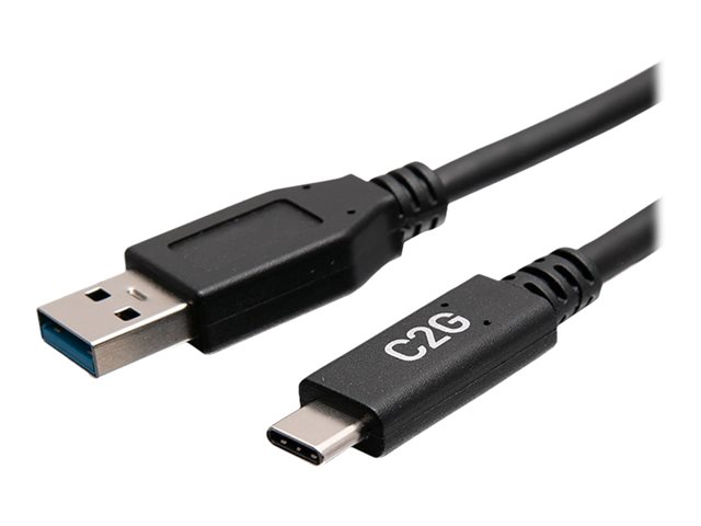 C2G 1.5ft USB-C to USB-A SuperSpeed USB 5Gbps Cable M/M - USB-C cable - USB Type A to USB-C - 46 cm