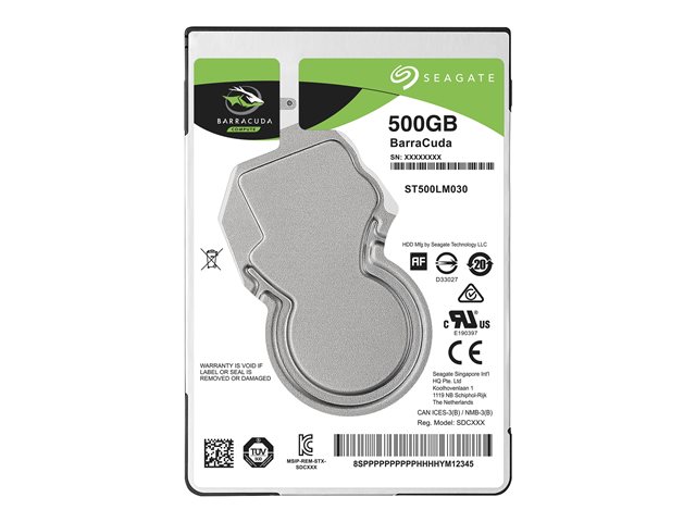 Seagate Barracuda Pro ST500LM034 - hard drive - 500 GB - SATA 6Gb/s