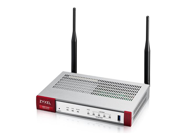 Zyxel ZyWALL USG FLEX 100AX - Firewall - 4 ports - 1GbE - Wi-Fi 6 - 2.4 GHz, 5 GHz - cloud-managed