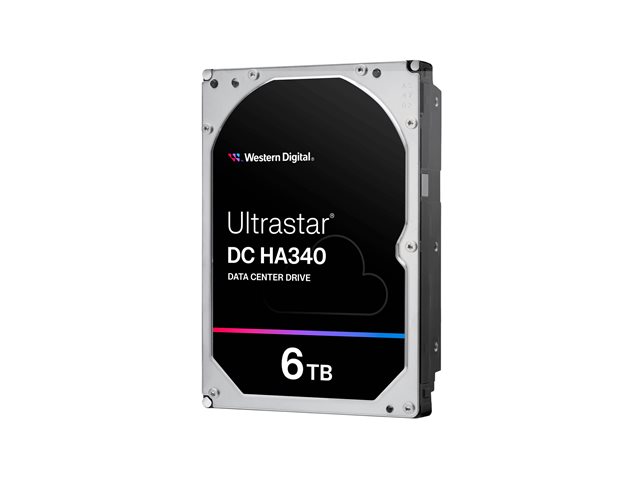 WD Ultrastar DC HA340 WUS721206BLE6L4 - hard drive - Data Centre - 6 TB - SATA 6Gb/s
