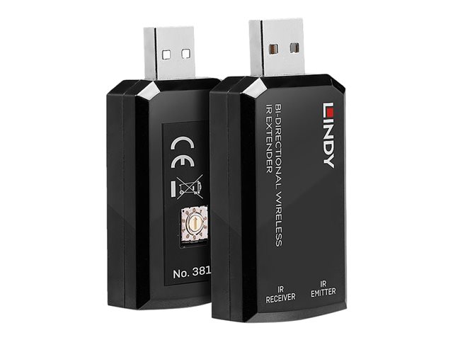 LINDY Bi-directional Wireless IR Extender - transmitter and receiver - wireless infrared extender - RF