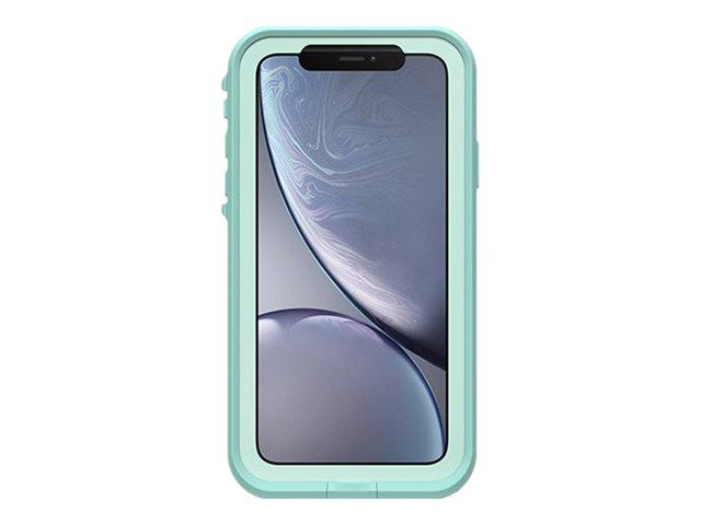 LifeProof Fre - Back cover for mobile phone - lime, aqua, tint blue - for Apple iPhone XR