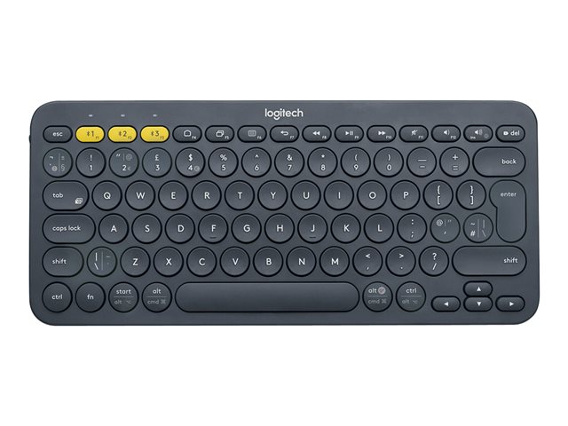 Logitech K380 Multi-Device Bluetooth Keyboard - keyboard - Spanish - black