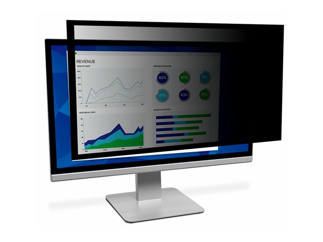 3M PF317W lightweight framed privacy filter for 15.00" to 18.00" widescreen desktop monitors 98044045478