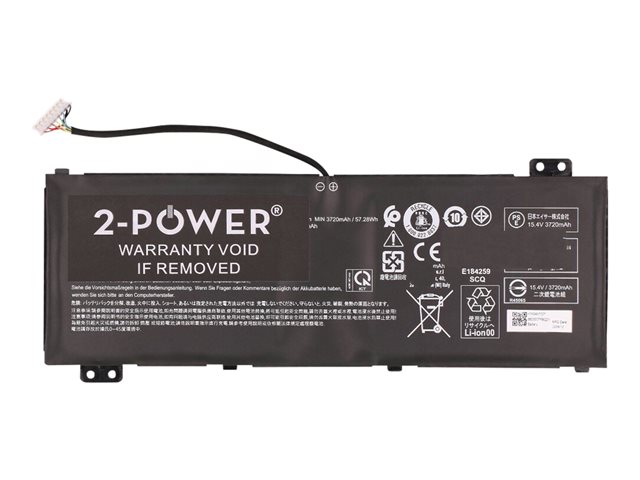 2-Power - laptop battery - Li-Ion - 3574 mAh - 57 Wh