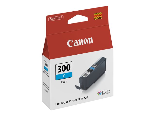 Canon PFI-300 C - Cyan - original - ink tank - for imagePROGRAF PRO-300