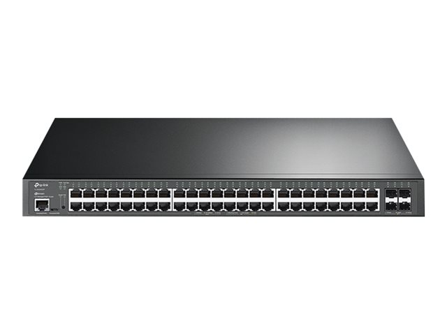 TP-Link JetStream TL-SG3452XP V2.6 - Switch - L2+ - Managed - 48 x 10/100/1000 (PoE+) + 4 x 10 Gigabit SFP+ - rack-mountable - PoE+ (500 W)