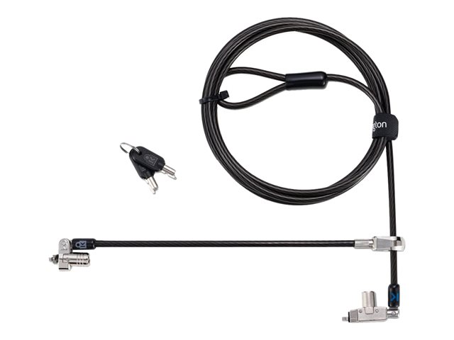 Kensington Slim N17 2.0 - Security cable lock - for wedge-shaped slots - supervisor keyed