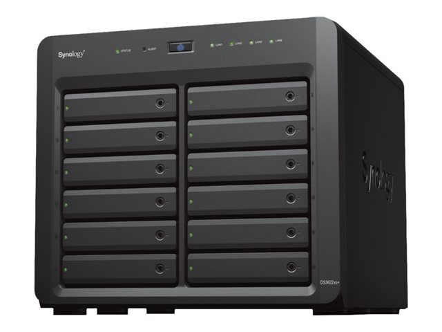 Synology Disk Station DS3622XS+ - NAS server - 12 bays - SATA 6Gb/s - RAID 0, 1, 5, 6, 10, JBOD, RAID F1 - RAM 16 GB - Gigabit Ethernet / 10 Gigabit Ethernet - iSCSI support
