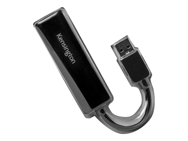 Kensington UA0000E - network adapter - USB 3.0 - Gigabit Ethernet x 1