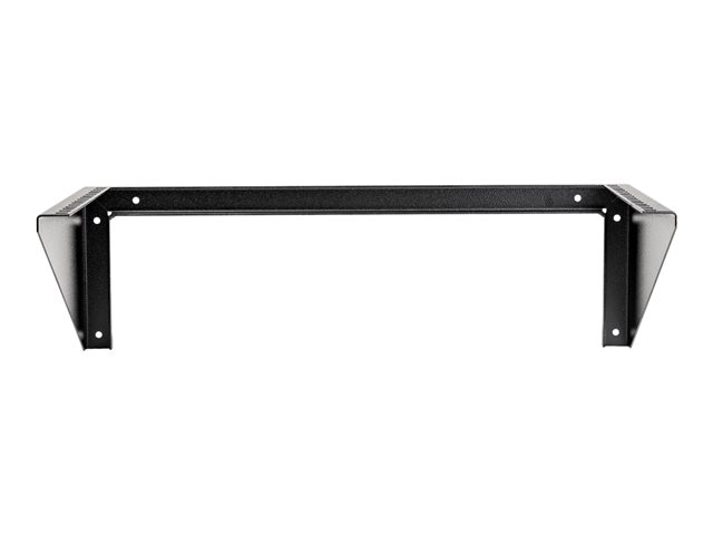 Startech 5U Vertical Wall Mount Rack - 19in Low Profile Open Wall Mounting Bracket - Network/Server Room/Data/AV/IT/Patch Panel/Communication/Computer Equipment - w/ Cage Nuts/Screws - Rack open frame - 2-post - wall mountable - black - 5U - 19" - TAA Com