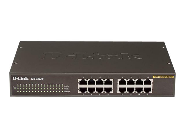D-Link 16-port 10/100 Desktop Switch
