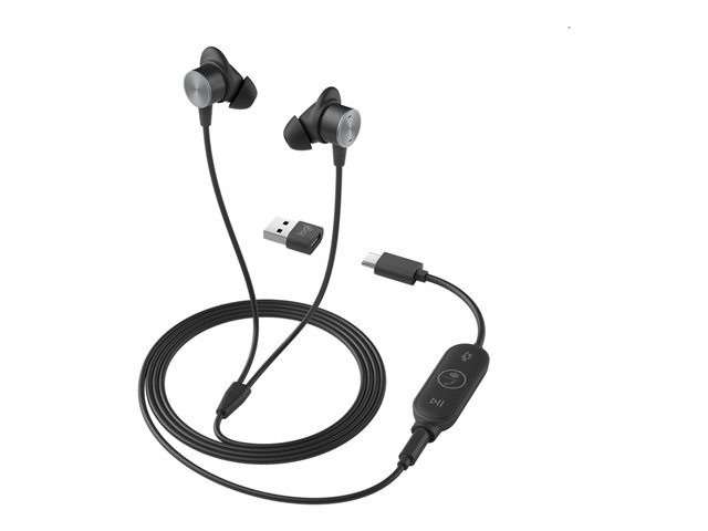 Logitech Zone Wired Earbuds - headset - 3.5 mm jack