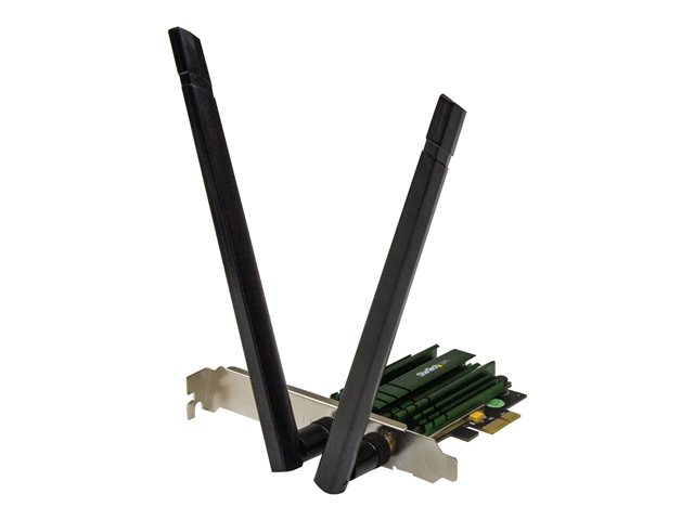 StarTech.com PCI Express AC1200 Dual Band Wireless-AC Network Adapter - PCIe 802.11ac WiFi Card - 2.4 / 5GHz Wireless-AC Card (PEX867WAC22) - network adapter - PCIe
