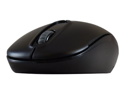 techair XM410 - Mouse - optical - wired - USB wireless receiver - black