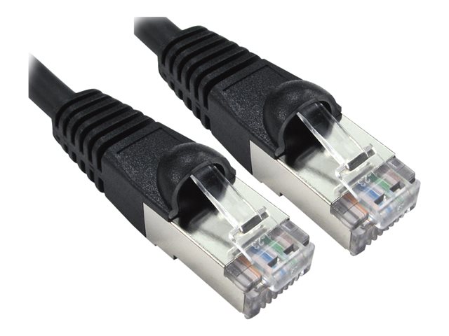 Cables Direct patch cable - 25 cm - black