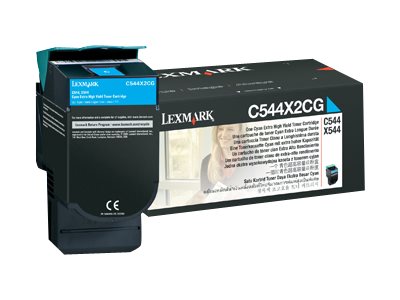 Lexmark - Toner cartridge - Extra High Yield - 1 x cyan - 4000 pages - LCCP