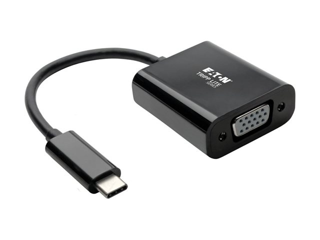 ADAPTER: USB-C TO VGA ADAPTER 1080P M/F BLACK