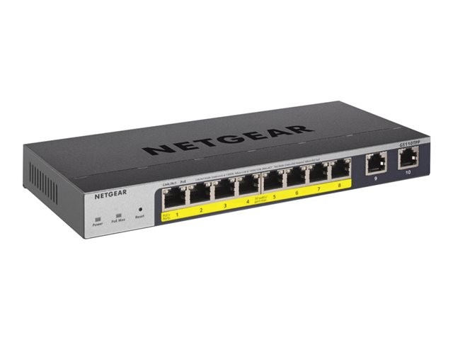 NETGEAR GS110TPP - switch - 8 ports - smart