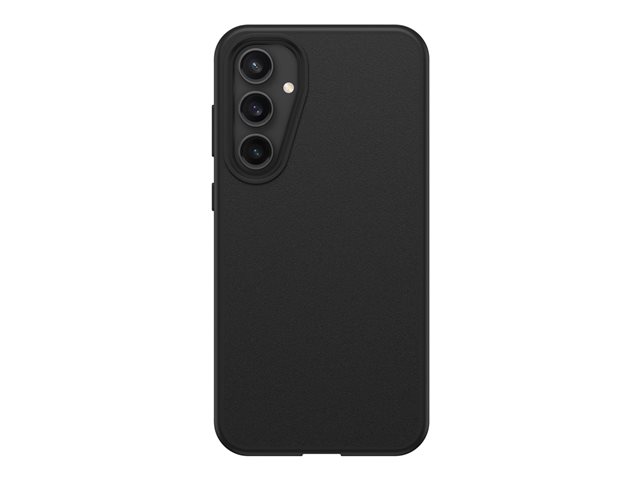 OtterBox React Series - Back cover for mobile phone - synthetic rubber, polycarbonate - black - for Samsung Galaxy S23 FE
