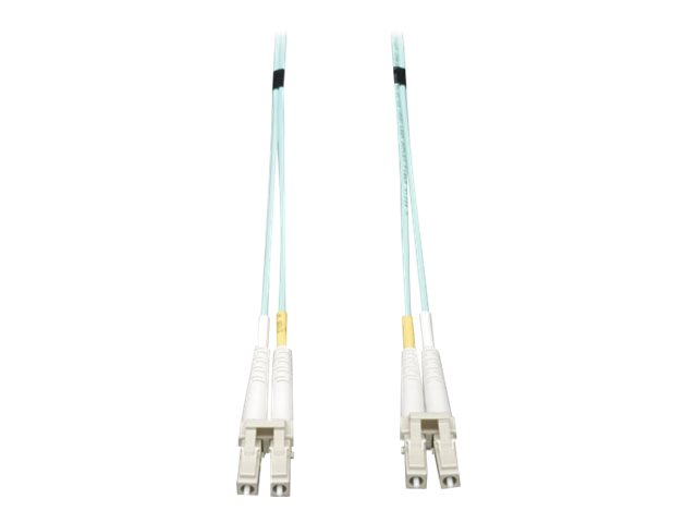 Eaton Tripp Lite Series 10Gb Duplex Multimode 50/125 OM3 LSZH Fiber Patch Cable (LC/LC) - Aqua, 5M (16 ft.) - patch cable - 5 m - aqua