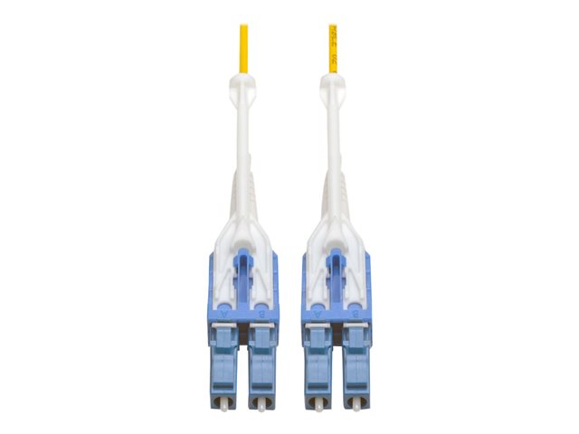 Eaton Tripp Lite Series Duplex Singlemode 9/125 Fiber Patch Cable (LC/LC), Push/Pull Tabs, 5 m (16 ft.) - patch cable - 5 m - yellow