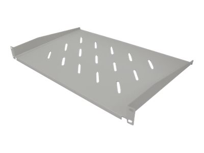 Intellinet 19" Cantilever Shelf, 1U, Shelf Depth 350mm, Vented, Max 25kg, Grey, Three Year Warranty - rack shelf - 1U